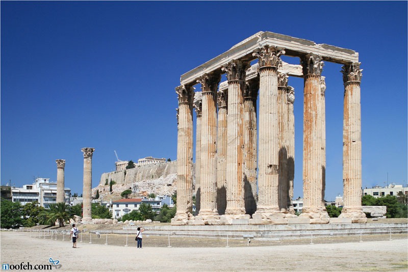 بقایای المپیای باستانی یونان