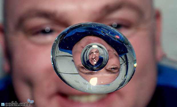 قطره ی آب در گرانش صفر