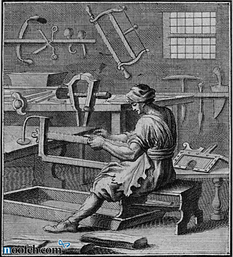 کاسپر فابر در کارگاهش