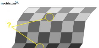 صفحه ی شطرنجی موجدار ادلسون خطای دید صفحه ی شطرنجی موجدار ادلسون