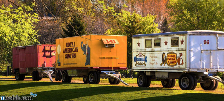 کانتینر های سیرک های امروزی