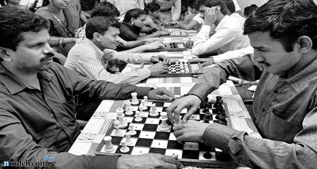 مسابقات ملی شطرنج برای نابینایان در بمبئی